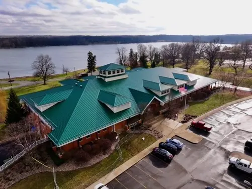 Commercial roof inspection documented in Bellwood